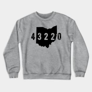 43220 Zip Code Upper Arlington Columbus Ohio Crewneck Sweatshirt